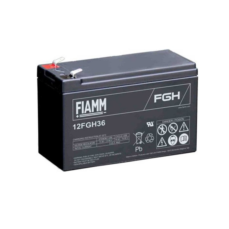12FGH36 Batteria FIAMM AGM 9Ah per UPS e Gruppi di continuità - Ipersolar