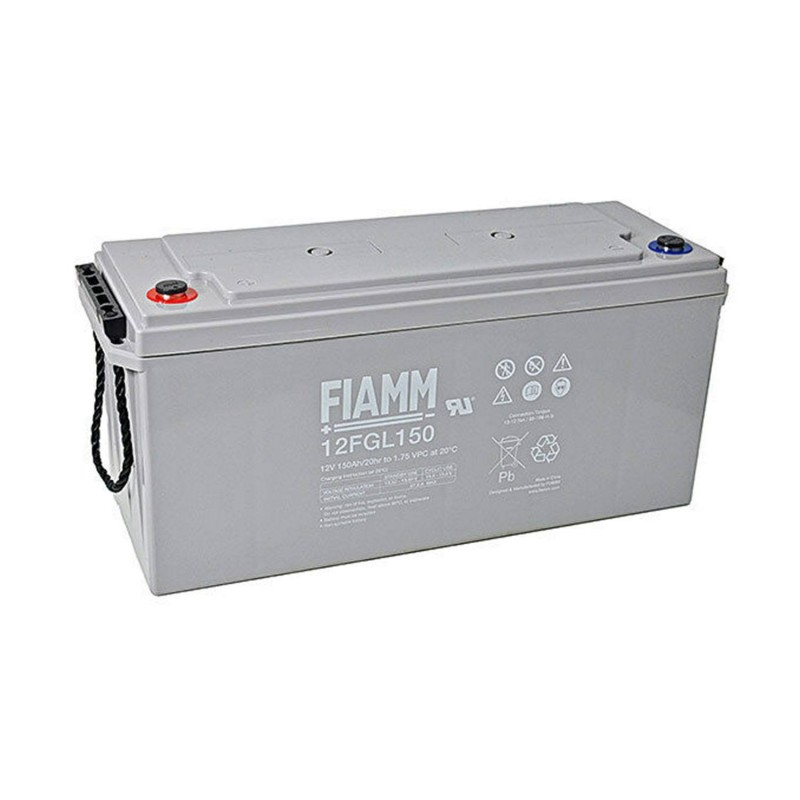 Batteria FIAMM AGM pannelli solari fotovoltaici 150Ah - Ipersolar