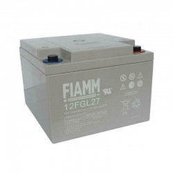 12FGL27 Batteria FIAMM AGM 27Ah pannelli solari fotovoltaici