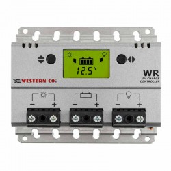 WR20 - Regolatore di carica PWM Western Co. da 20A con display