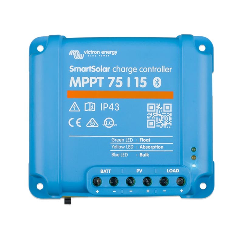 Regolatore di carica MPPT Victron energy SMARTSOLAR 15A [MPPT-75/15]