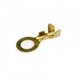 Capicorda ad occhiello in ottone per cavo Ø 1,5 - 6 mm - Foro M6