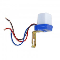 Interruttore a sensore crepuscolare 12V 10A per uso esterno IP44