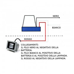 Interruttore a sensore crepuscolare 230V 6A per uso esterno