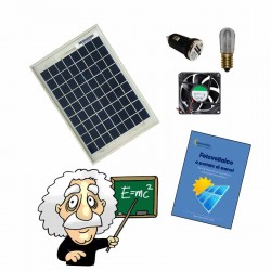 Kit didattici con pannello 5W per esperimenti con energia solare