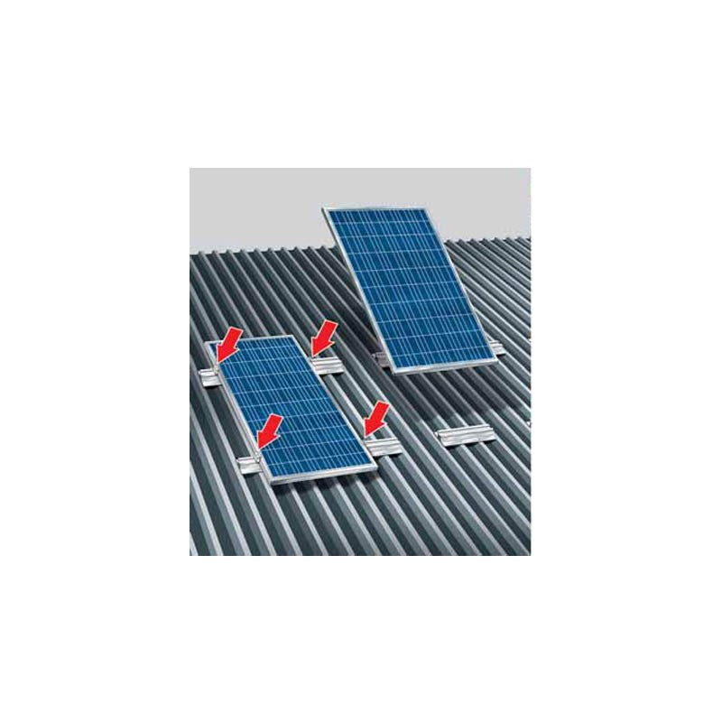 Hengda Sistema di montaggio per pannelli solari fotovoltaici, kit