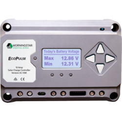 Regolatore di carica PWM Morningstar EcoPulse 10A con display [EC-10M]