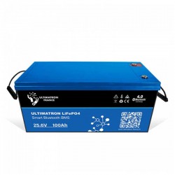 Batteria Ultimatron LiFePO4 Smart BMS 100Ah 24V [UL-24V-100Ah]