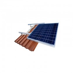 Supporto per tetto a FALDA per 3 pannelli solari - max 325cm