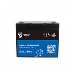 Batteria Litio Ultimatron LiFePO4 Smart BMS 54Ah 12.8V [UL12V-54Ah]