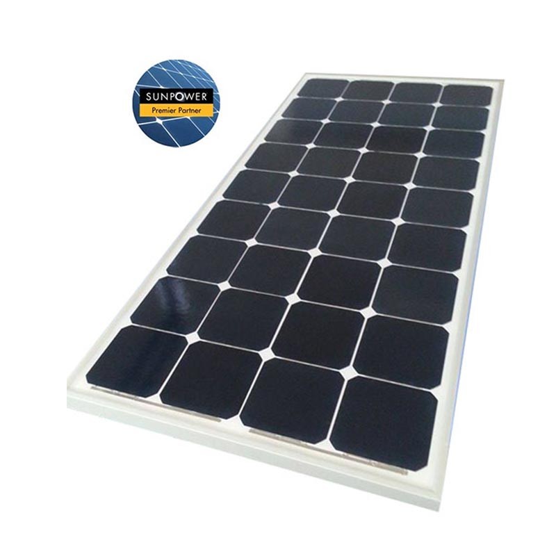 Pannello solare fotovoltaico 105W 12V SLIM - Celle Sunpower - Ipersolar