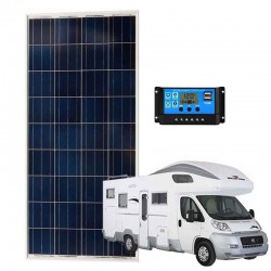 Kit Fotovoltaico 100W -12V Per camper o Barca