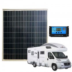 Kit Fotovoltaico 80W con crepuscolare