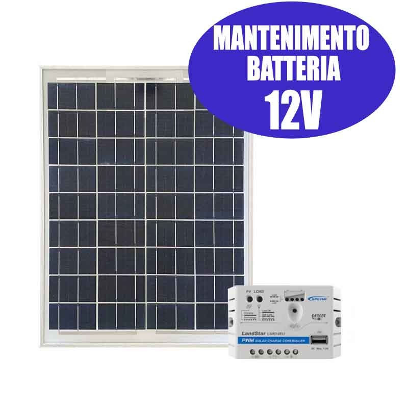 Caricabatterie solare per batterie auto 1,8W/12V