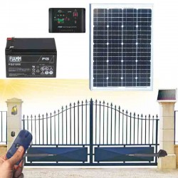 Kit solare automazione cancelli elettrici - 50W/24V