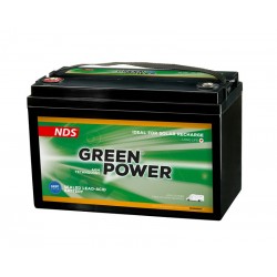 Batteria AGM NDS GREEN POWER 12V 100Ah per camper [GP100]