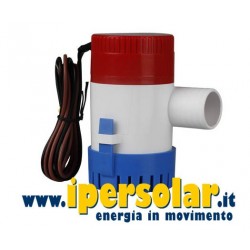 Pompa di sentina 12V 1100GPH - Prevelenza 4M - Ipersolar