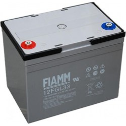 Batteria FIAMM AGM 33Ah 12V per pannelli solari fotovoltaici [12FGL33]