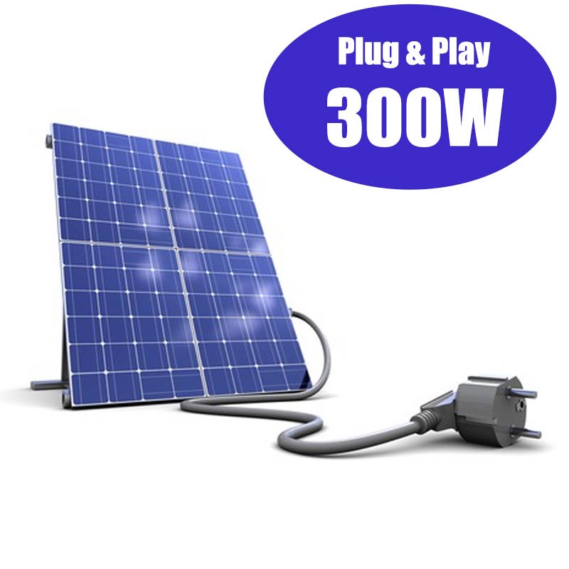 Impianto Plug&Play 400W con microinverter 300W pieghevole da giardino