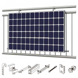 Supporto universale da "balcone" per pannello solare [Plug&Play]