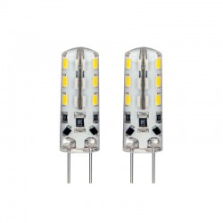 Lampada 24 led luce neutra 2W 12V - attacco G4 - CONF. 2 PEZZI