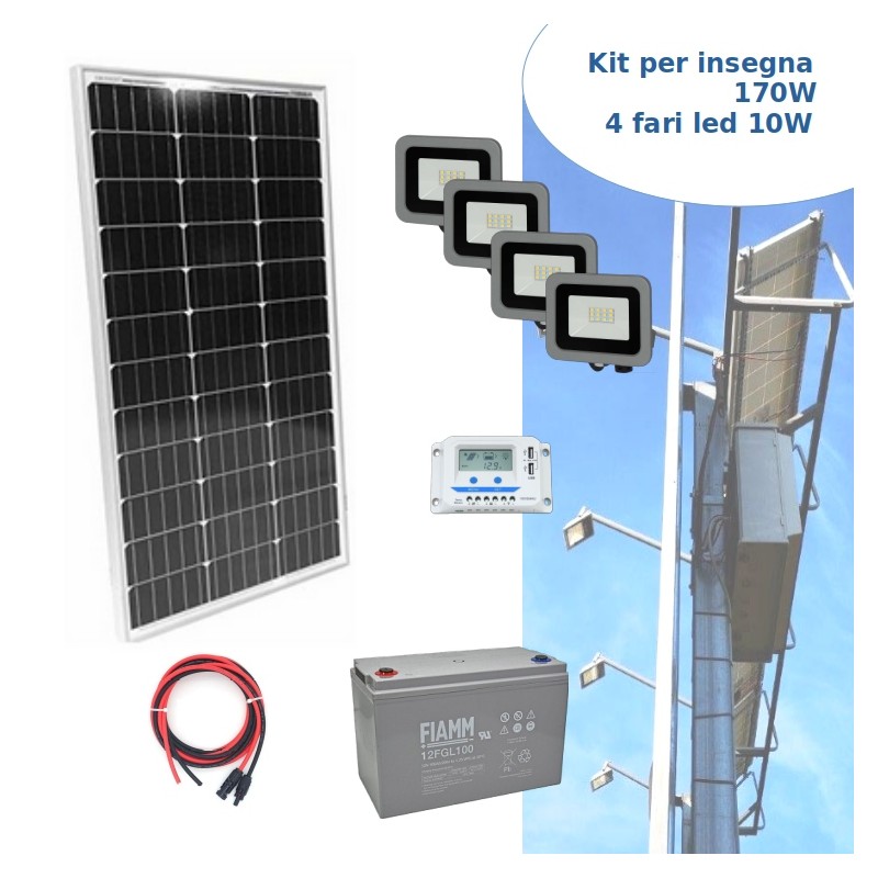 Pannello solare fotovoltaico 10W con USB - Ipersolar