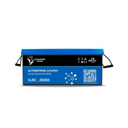 Batteria Litio Ultimatron LiFePO4 Smart BMS 200Ah 12.8V [UL12V-200Ah]