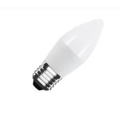 Lampadina LED a oliva 5W 12V 24V Luce naturale [attacco E27]