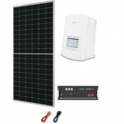 Kit solare Fotovoltaico 3kWp inverter SOLIS 3,6kW ibrido + Accumulo...