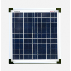 Pannello solare fotovoltaico 20W 12V Policristallino [J-SUN-20P]