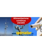 Kit Solare 200W alimentazione Video Sorveglianza 12volt per DVR e 1  Telecamera autonomia 24h